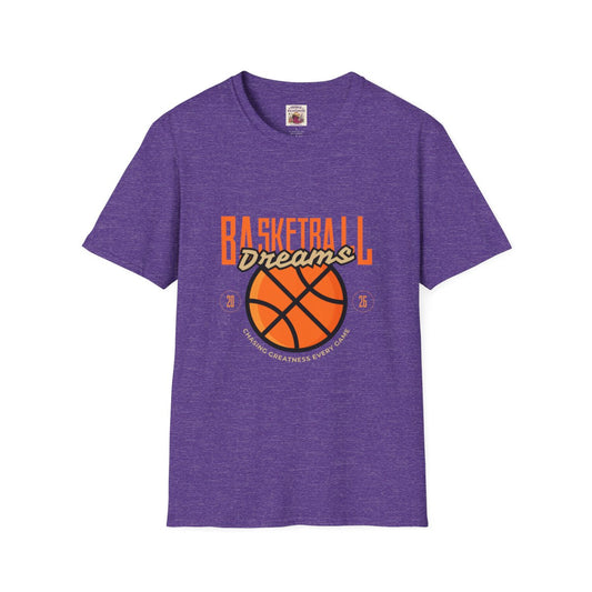 Basketball Dreams Unisex T-Shirt | Sporty Tee for Basketball Lovers, Gift for Athletes, Casual Everyday Wear, Sports Fan Apparel