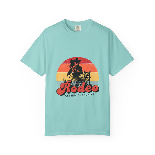 Retro Rodeo T-Shirt, Vintage Cowboy Tee, Unisex Apparel, Western Fashion, Graphic Tee, Gift for Rodeo Lovers