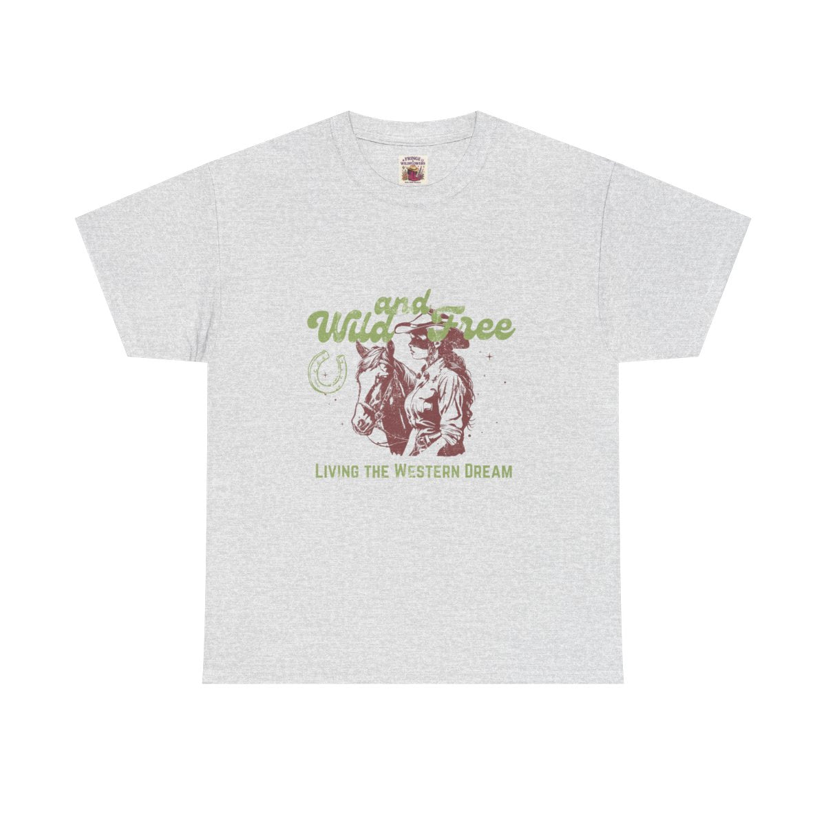 Wild and Free Unisex Heavy Cotton Tee - Perfect for Nature Lovers, Adventure Seekers, Casual Outfits, Gift for Friends, Festival Attire