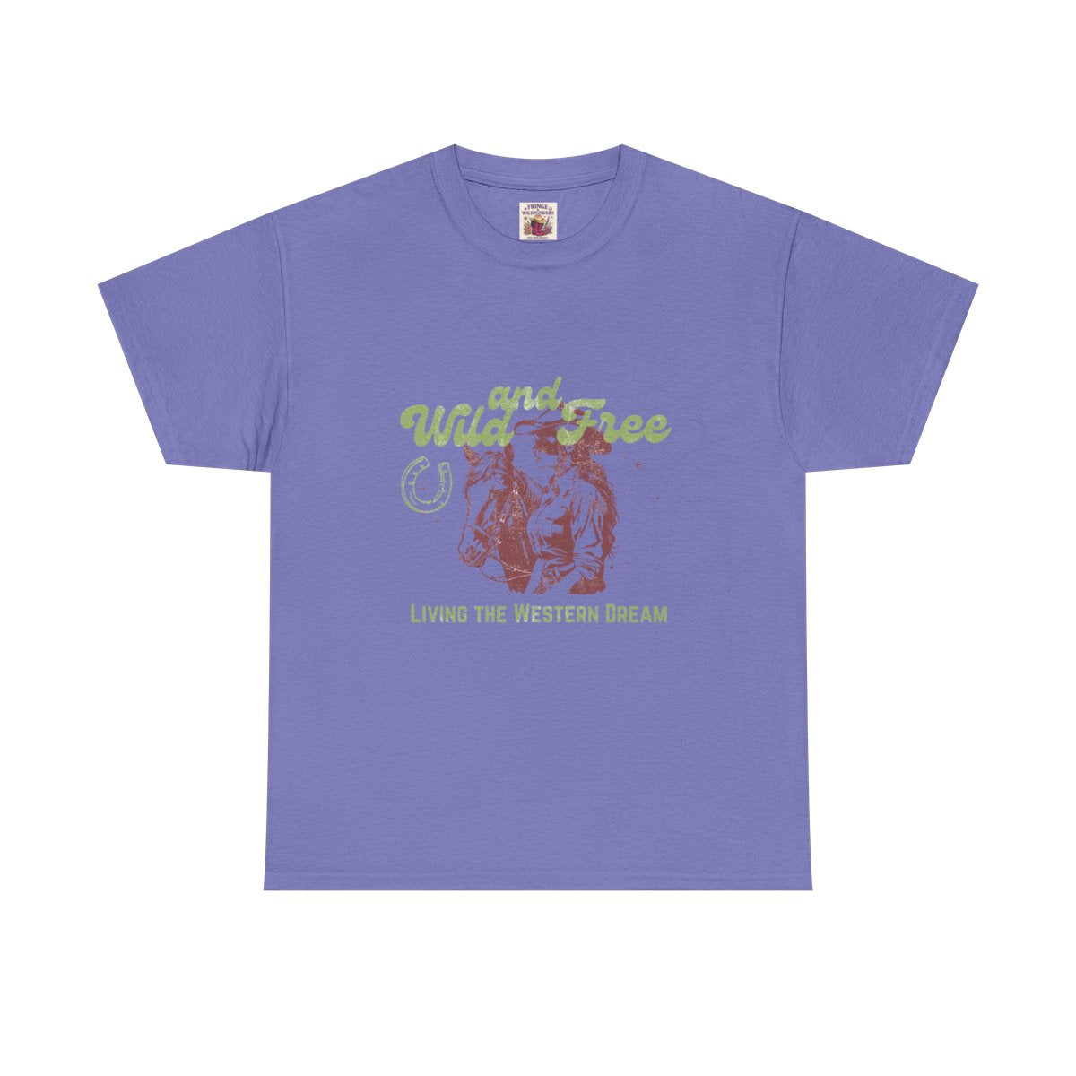 Wild and Free Unisex Heavy Cotton Tee - Perfect for Nature Lovers, Adventure Seekers, Casual Outfits, Gift for Friends, Festival Attire