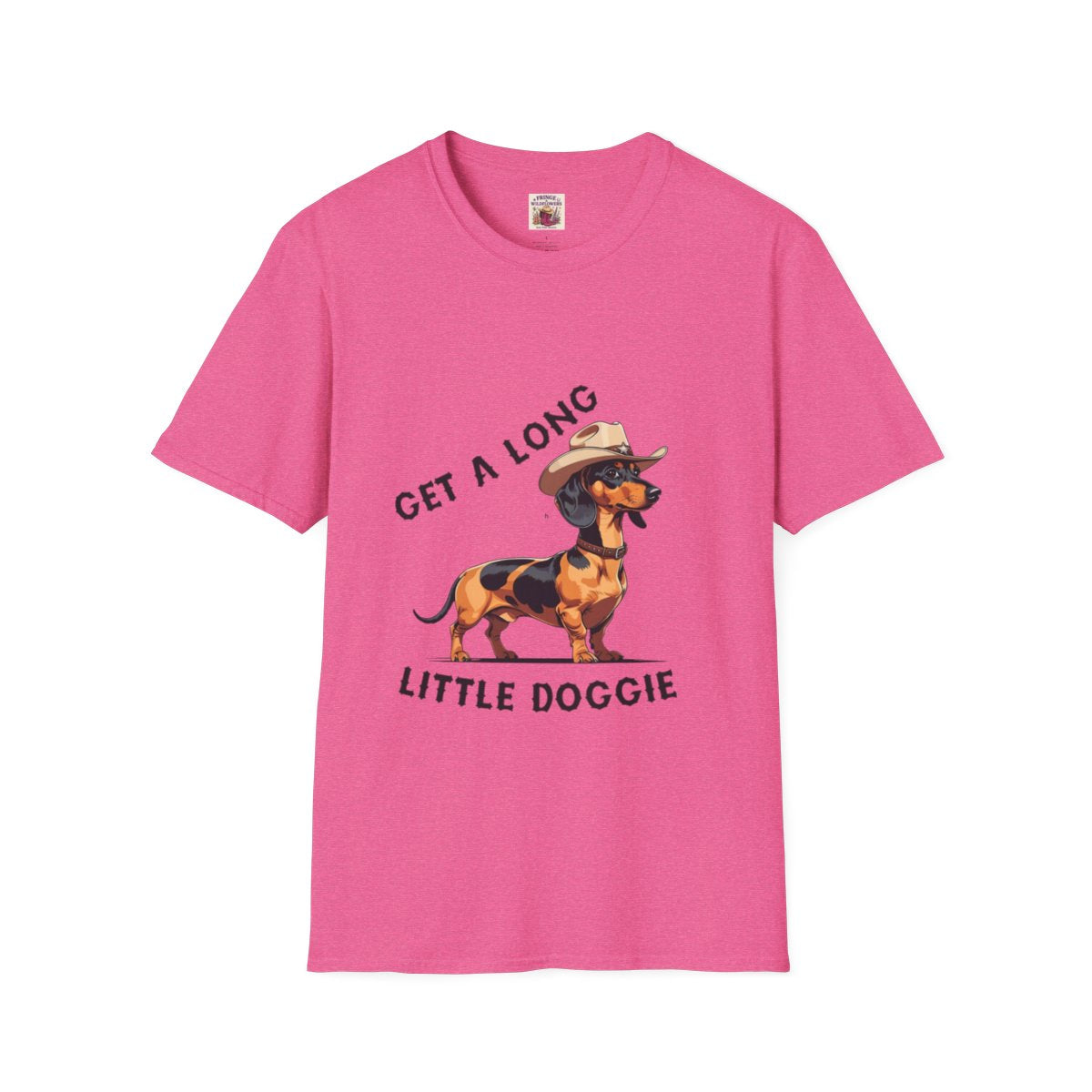 Get A Long Little Doggie T-Shirt, Cute Dog Lovers Gift, Funny Pet Tee, Unisex Dachshund Shirt, Casual Everyday Wear