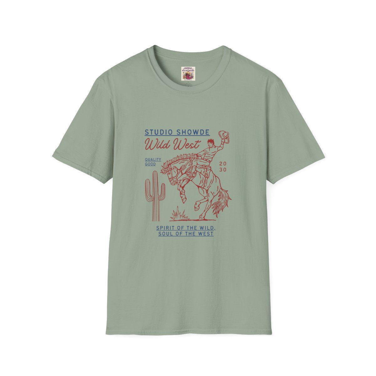 Wild West Spirit Unisex Softstyle T-Shirt, Boho Tee, Cowboy Apparel, Western Fashion, Festival Outfit, Gift for Rodeo Fans