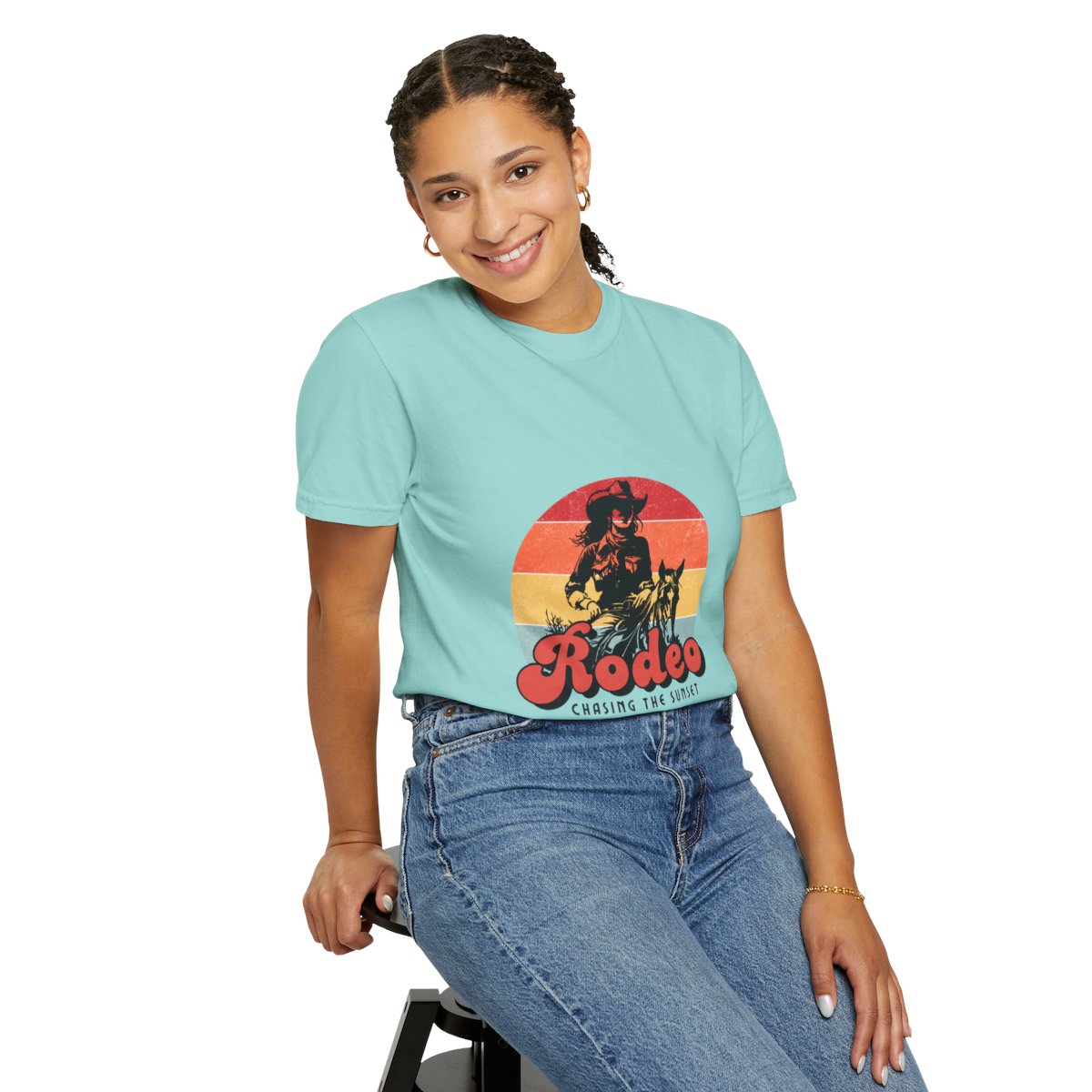 Retro Rodeo T-Shirt, Vintage Cowboy Tee, Unisex Apparel, Western Fashion, Graphic Tee, Gift for Rodeo Lovers