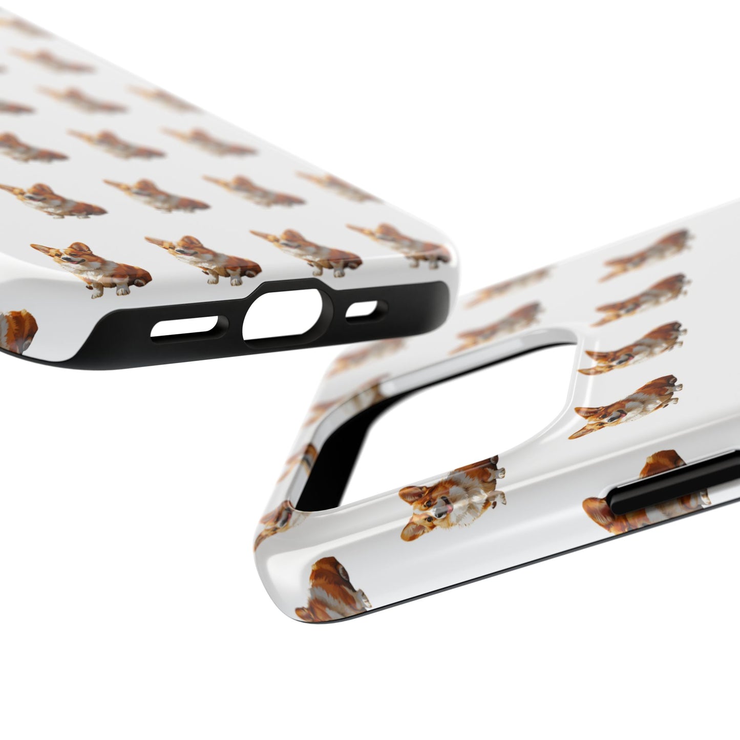 Cute Corgi Pattern Tough Phone Case - Stylish, Durable, Unique Gift for Dog Lovers, Pet Owners, Corgi Fans, and Birthdays