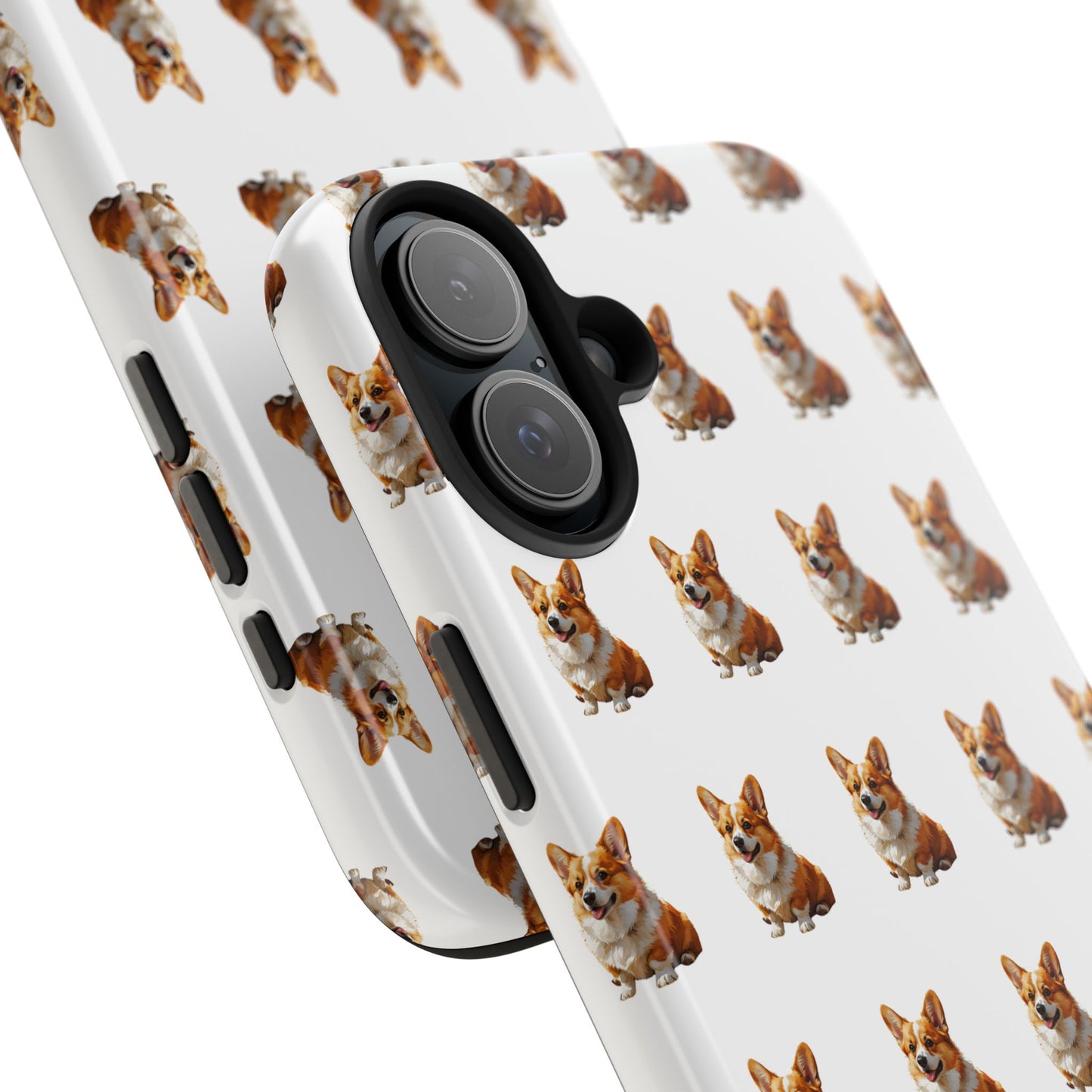 Cute Corgi Pattern Tough Phone Case - Stylish, Durable, Unique Gift for Dog Lovers, Pet Owners, Corgi Fans, and Birthdays