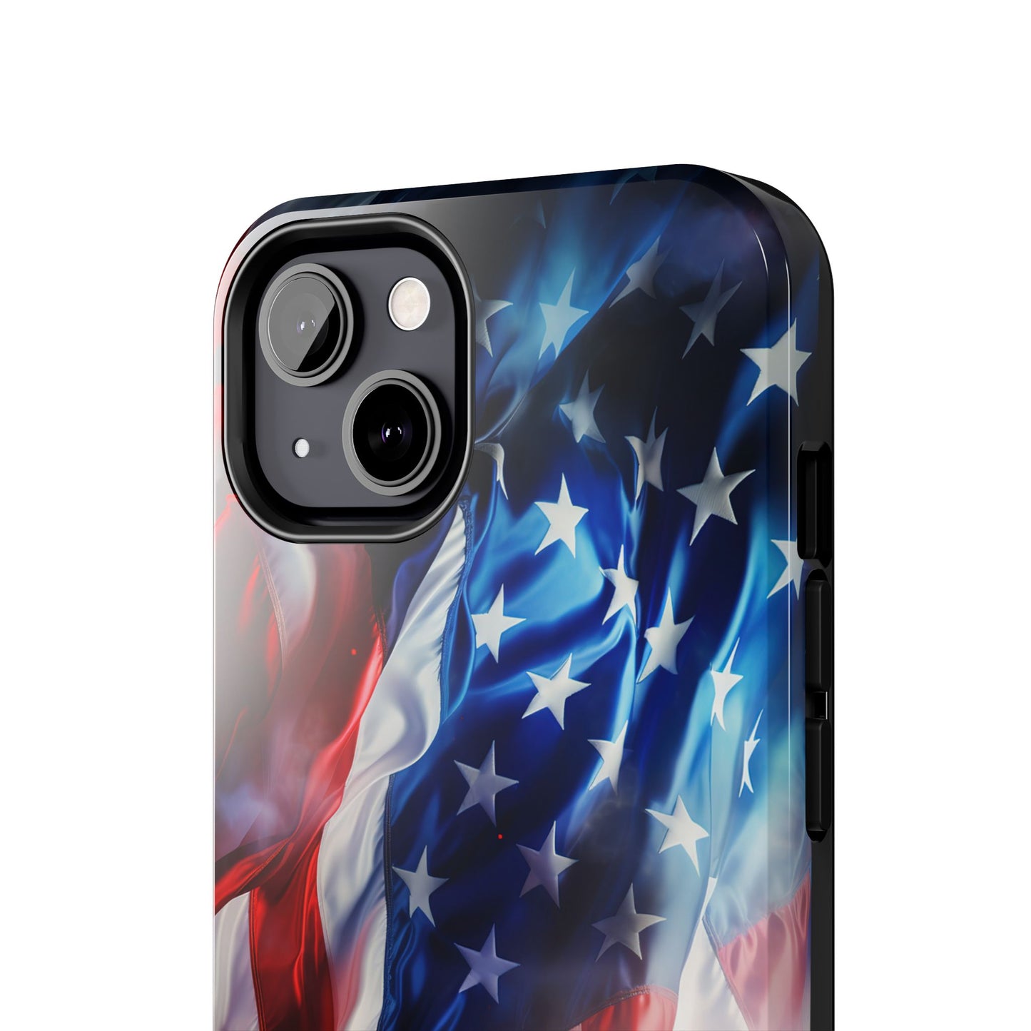 Patriotic Tough Phone Cases, American Flag Accessory, Durable Phone Cover, Gift for Veterans, Independence Day Decor