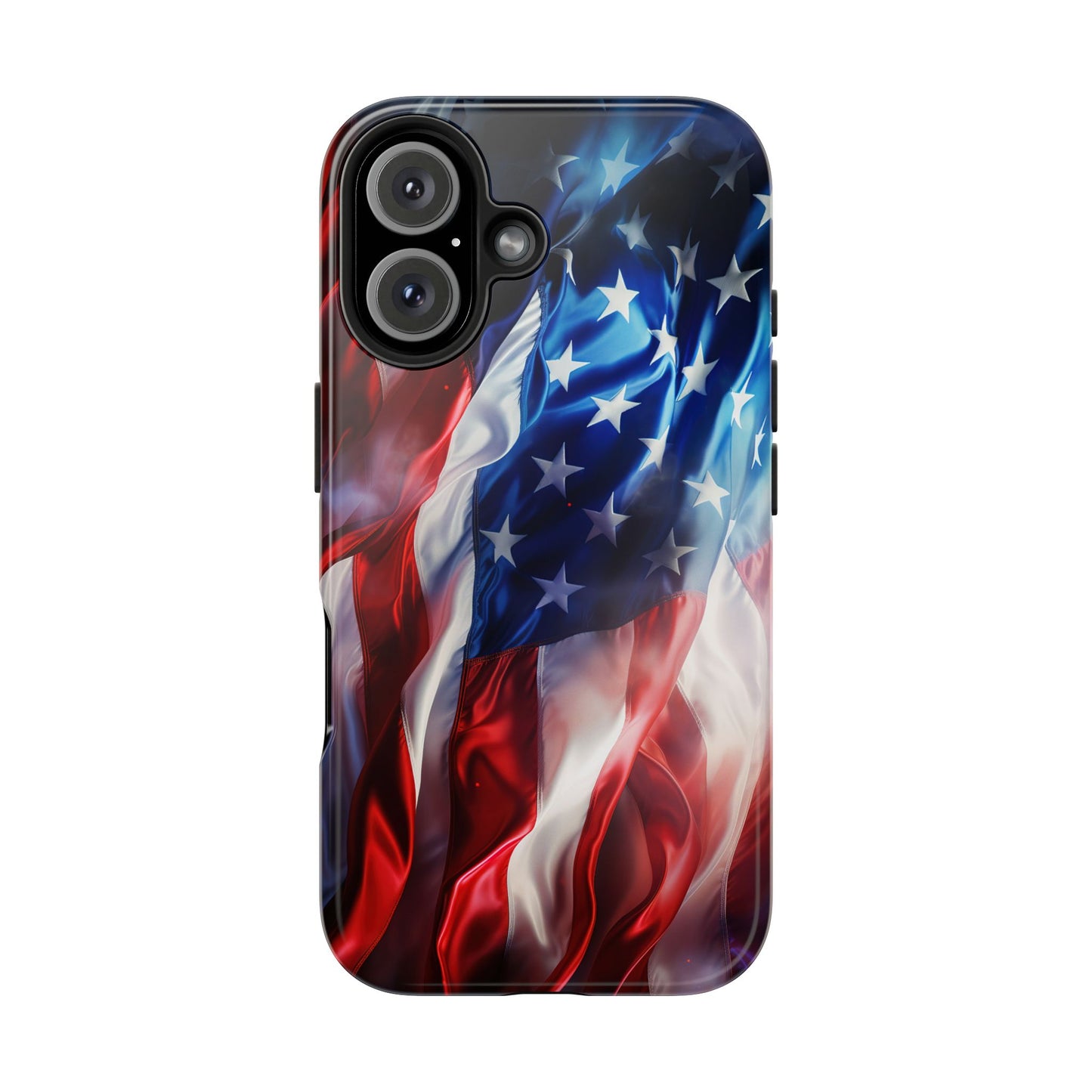 Patriotic Tough Phone Cases, American Flag Accessory, Durable Phone Cover, Gift for Veterans, Independence Day Decor