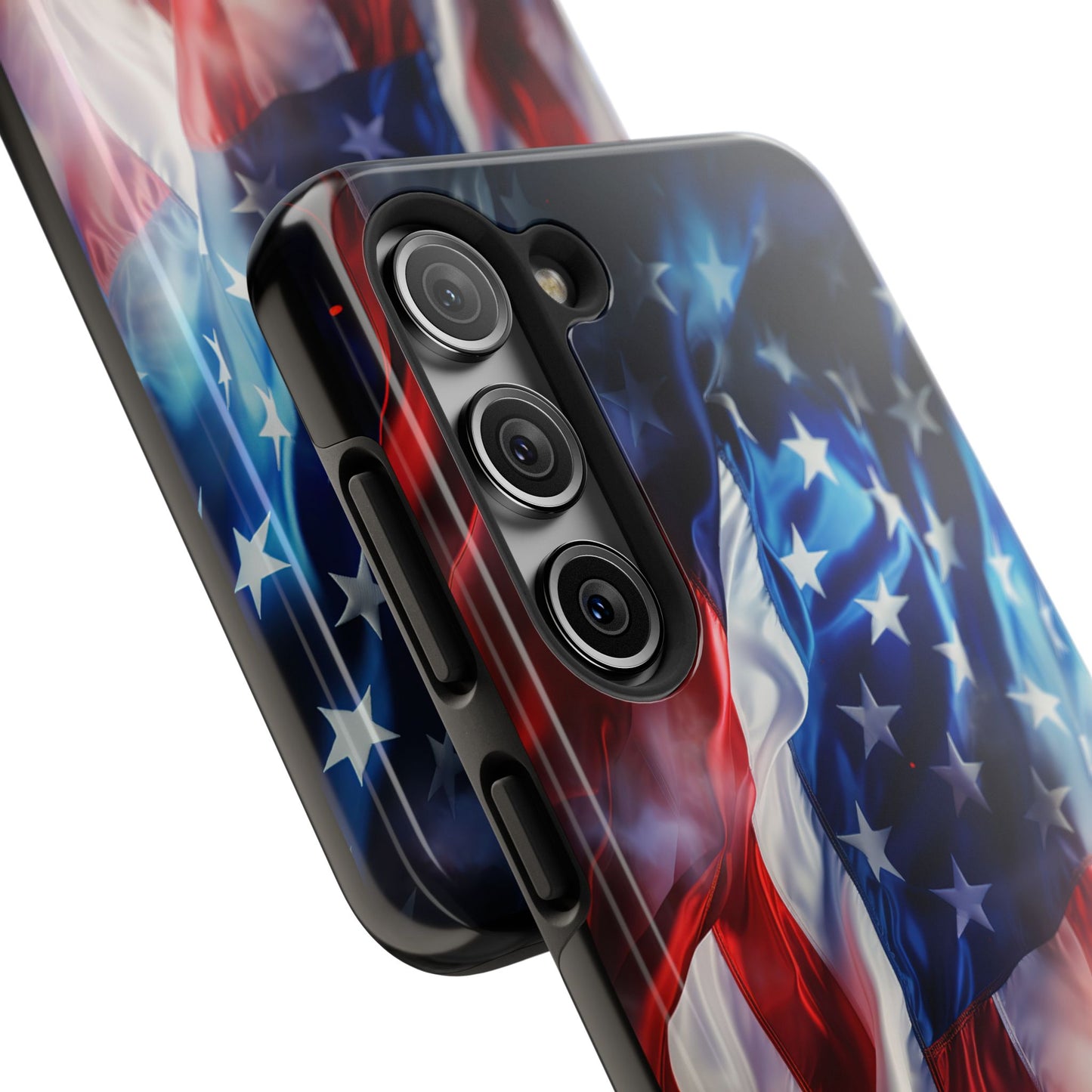Patriotic Tough Phone Cases, American Flag Accessory, Durable Phone Cover, Gift for Veterans, Independence Day Decor