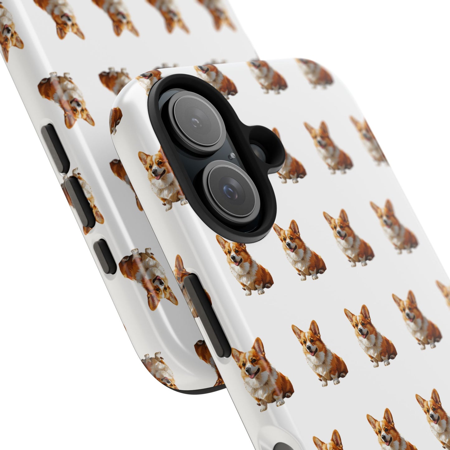 Cute Corgi Pattern Tough Phone Case - Stylish, Durable, Unique Gift for Dog Lovers, Pet Owners, Corgi Fans, and Birthdays