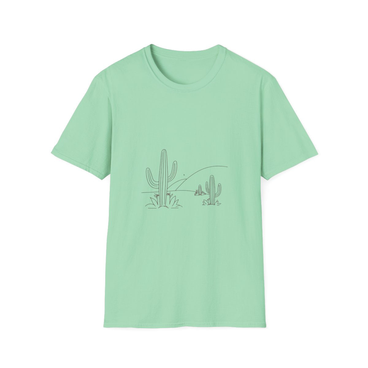 Cactus Adventure Unisex Softstyle T-Shirt | Nature Lover Gift, Casual Wear, Eco-Friendly Style, Summer Outing Essential, Travel Tee