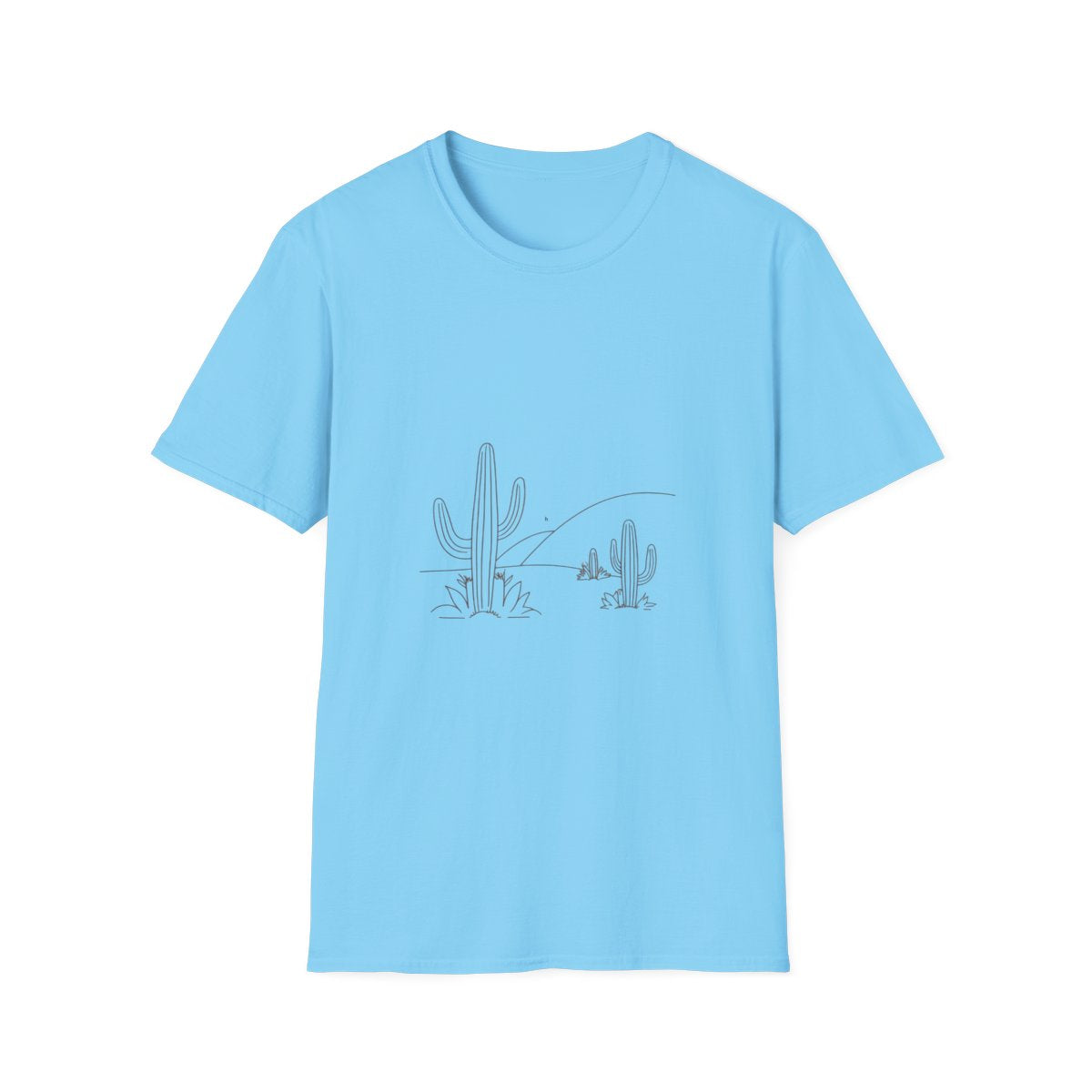 Cactus Adventure Unisex Softstyle T-Shirt | Nature Lover Gift, Casual Wear, Eco-Friendly Style, Summer Outing Essential, Travel Tee