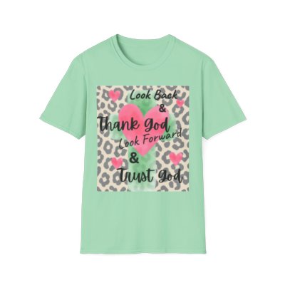 Thank God Graphic T-Shirt, Inspirational Tee, Faith-Based Apparel, Unisex Casual Wear, Perfect for Thanksgiving and Everyday Wear