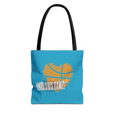 Basketball Love Tote Bag, Sports Tote, Gym Bag, Eco-Friendly Gift, Gift for Athletes, Basketball Fan Bag