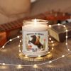 Rustic Scented Soy Candle - Rooted in Grace, Riding in Grit | Farmhouse Decor, Country Gift, Relaxation, Home Fragrance, Housewarming