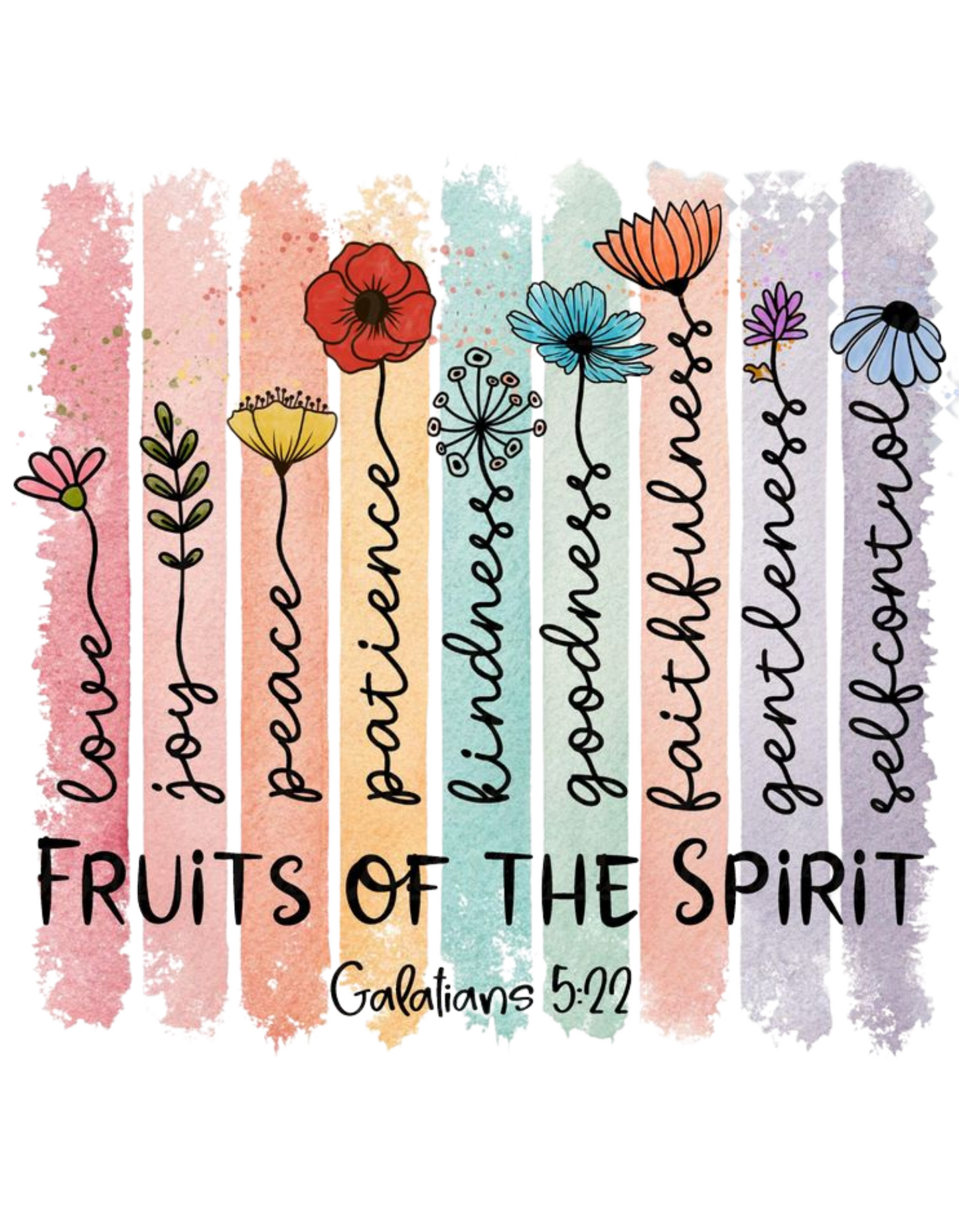 Fruits of the Spirit Unisex T-Shirt, Inspirational Tee, Faith-Based Apparel, Perfect Christian Gift, Casual Everyday Wear