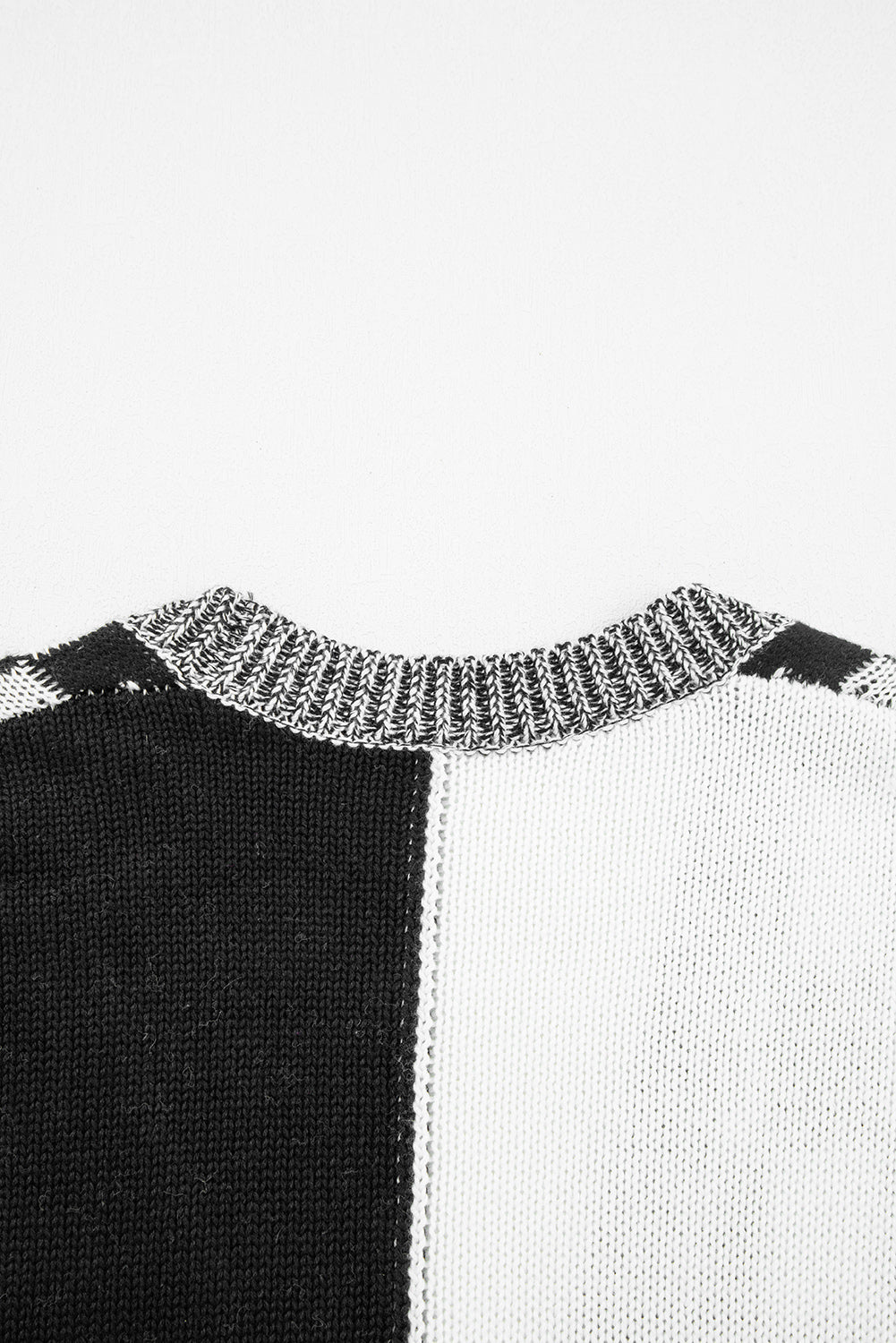 Orange Checkered Open Front Drop Shoulder Cardigan