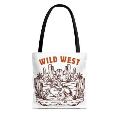 Wild West Tote Bag - Perfect for Adventurers, Eco-Friendly Shopping, Beach Days, Festivals, and Gifts!